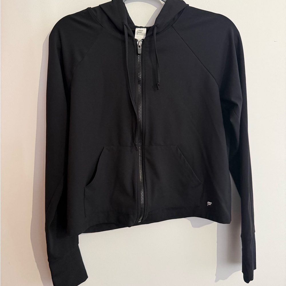 Fabletics Black Zip-Up Hoodie